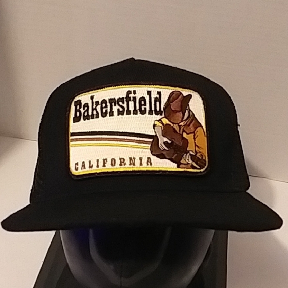 Black Bakersfield California Pocket Hat